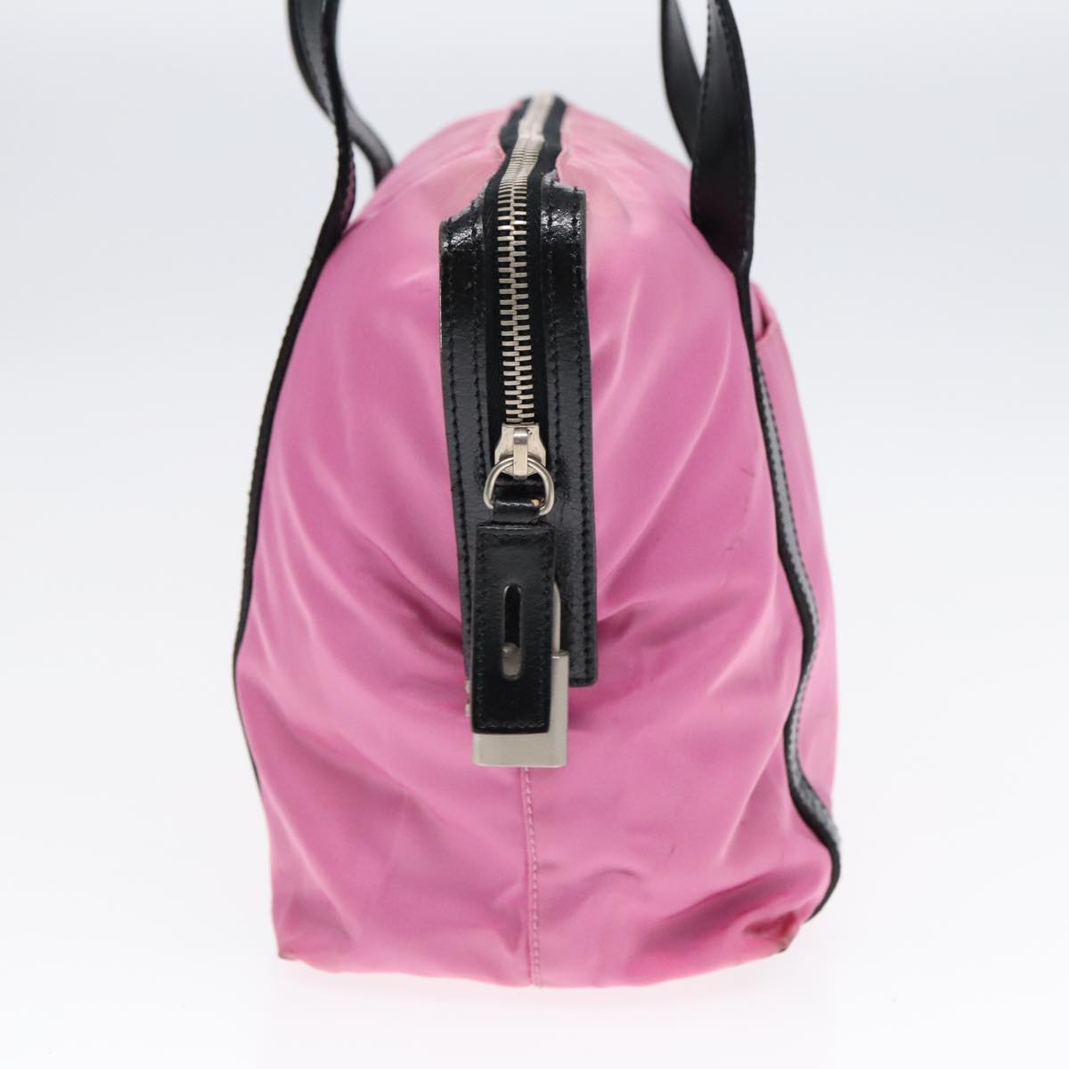 PRADA Shoulder Bag Nylon Pink Auth 93998