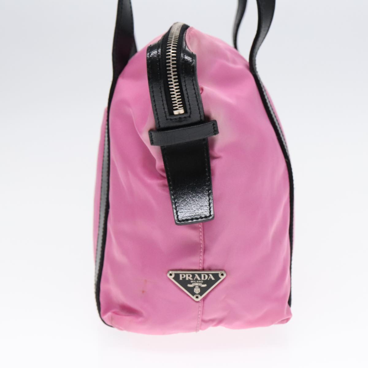 PRADA Shoulder Bag Nylon Pink Auth 93998