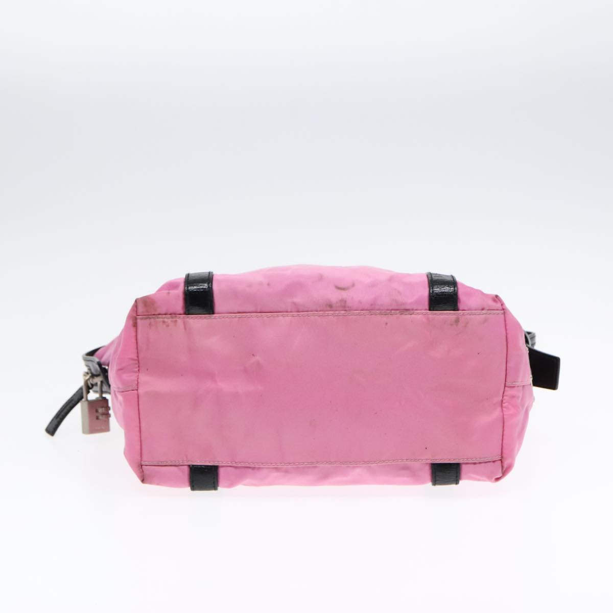 PRADA Shoulder Bag Nylon Pink Auth 93998