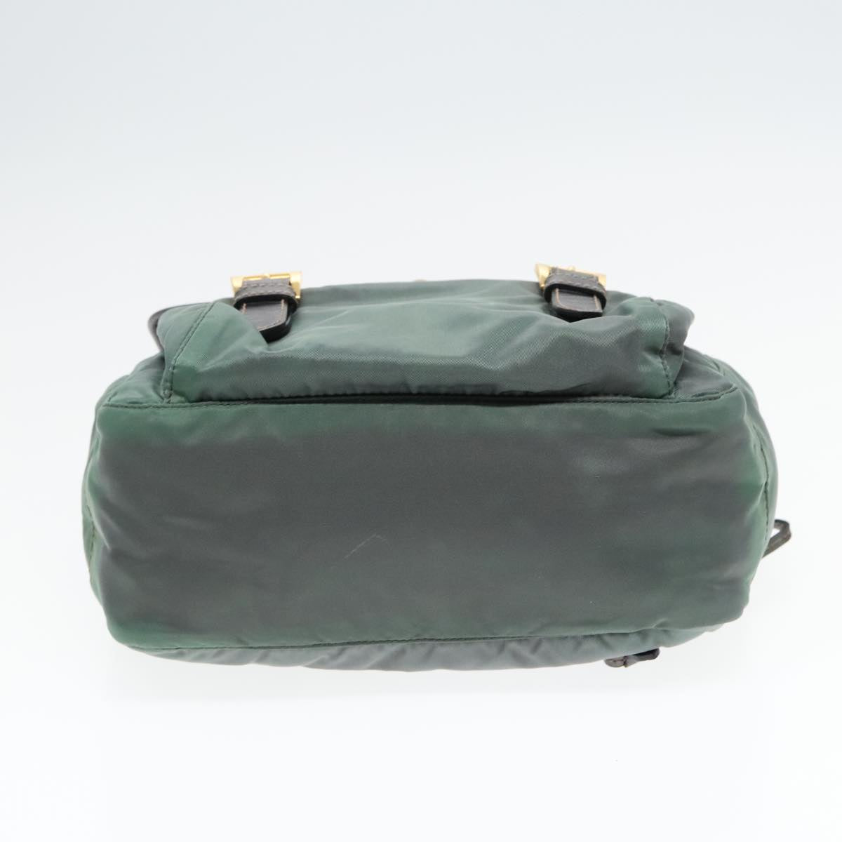 PRADA Shoulder Bag Nylon Green Auth 93999