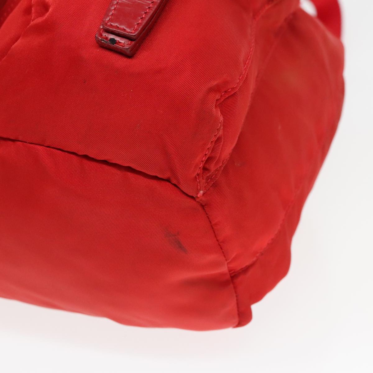 PRADA Backpack Nylon Red Auth 94000