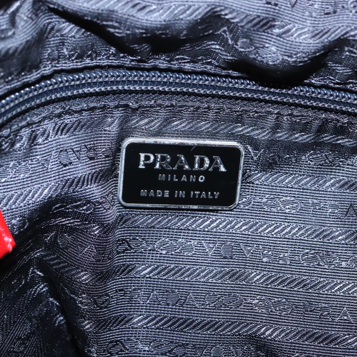 PRADA Backpack Nylon Red Auth 94000