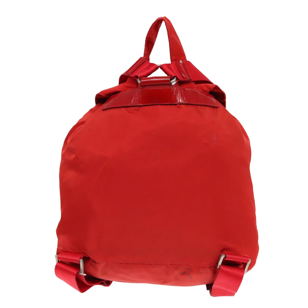 PRADA Backpack Nylon Red Auth 94000 - 0