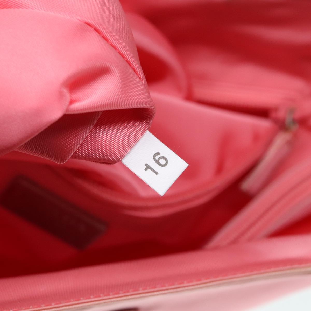 PRADA Tote Bag Nylon Pink Auth 94006