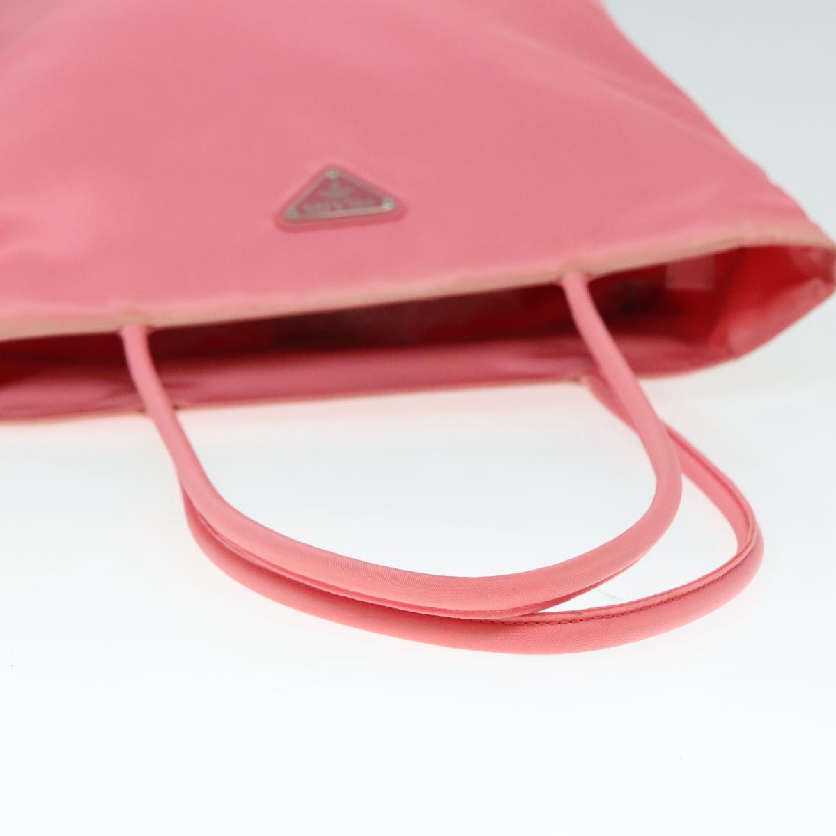 PRADA Tote Bag Nylon Pink Auth 94006