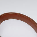 FENDI Hand Bag PVC 2way Gold Brown Auth 94029-14