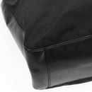 PRADA Tote Bag Nylon Black Silver Auth 94044-14
