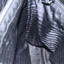 PRADA Tote Bag Nylon Black Silver Auth 94044-20