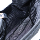 PRADA Tote Bag Nylon Black Silver Auth 94044-23