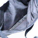 PRADA Tote Bag Nylon Black Silver Auth 94044-24