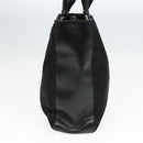 PRADA Tote Bag Nylon Black Silver Auth 94044-3