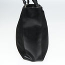 PRADA Tote Bag Nylon Black Silver Auth 94044-4