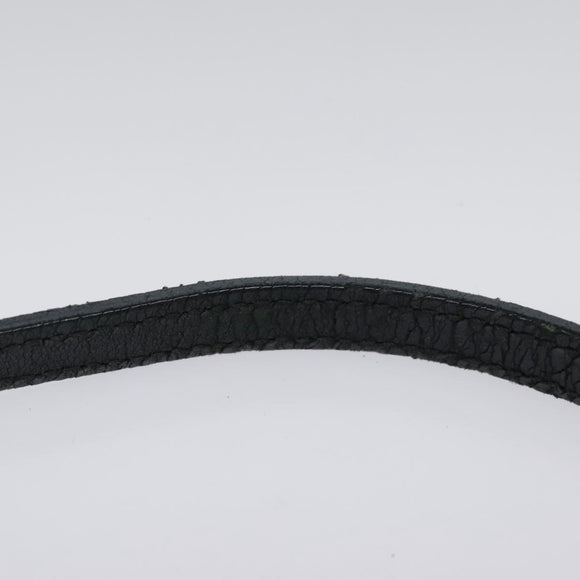 GUCCI GG Canvas Accessory Pouch Black Silver 039 1103 3903 Auth 94046