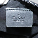 GUCCI GG Canvas Accessory Pouch Black Silver 039 1103 3903 Auth 94046-20