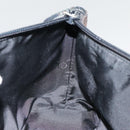 GUCCI GG Canvas Accessory Pouch Black Silver 039 1103 3903 Auth 94046-22