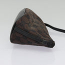 GUCCI GG Canvas Accessory Pouch Black Silver 039 1103 3903 Auth 94046-5