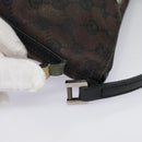 GUCCI GG Canvas Accessory Pouch Black Silver 039 1103 3903 Auth 94046-6