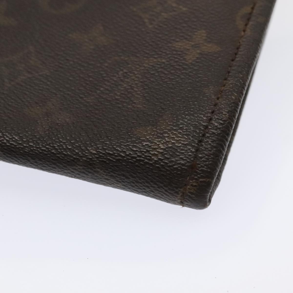 LOUIS VUITTON Monogram Posh Documents Clutch Bag M53456 LV Auth 94058