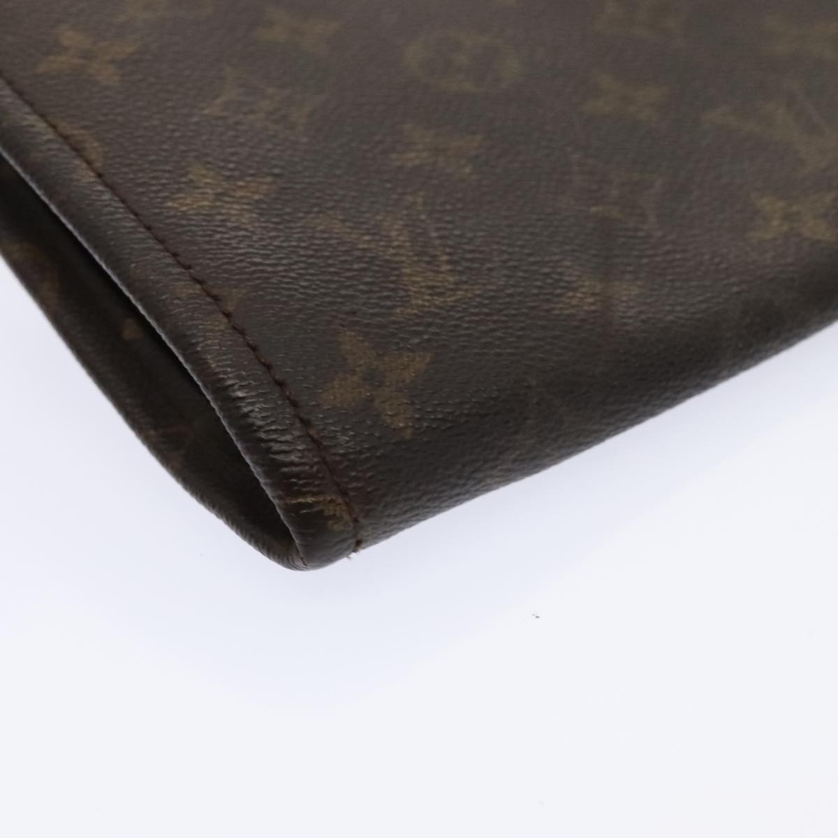 LOUIS VUITTON Monogram Posh Documents Clutch Bag M53456 LV Auth 94058