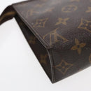 LOUIS VUITTON Monogram Poche Toilette 19 Pouch M47544 LV Auth 94101-16