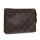 LOUIS VUITTON Monogram Poche Toilette 19 Pouch M47544 LV Auth 94101-1