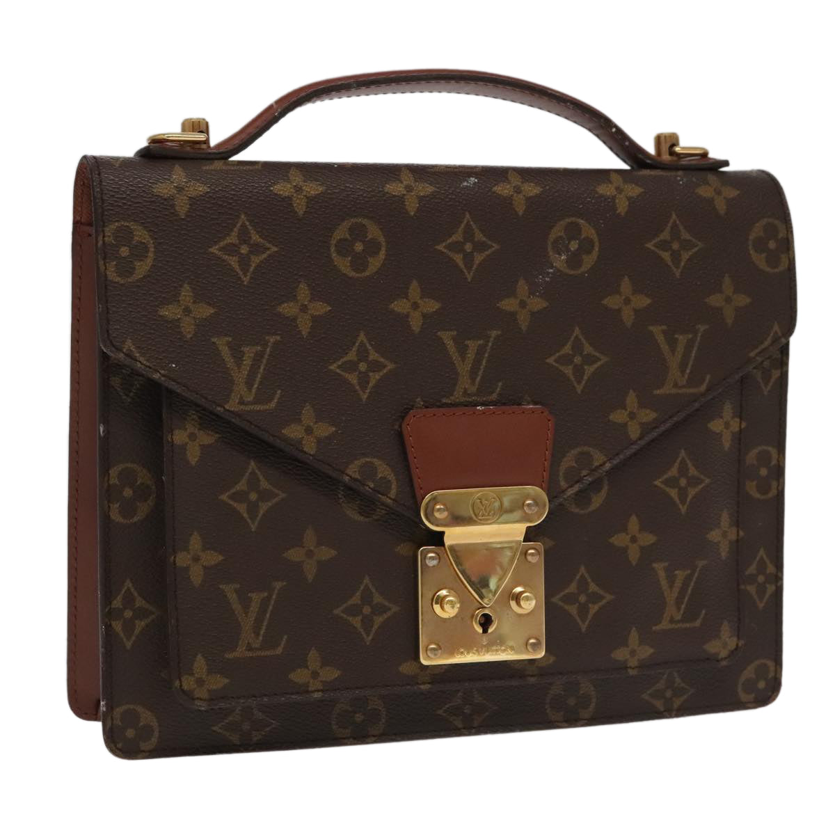 LOUIS VUITTON Monogram Monceau 26 Shoulder Bag M51187 LV Auth 94103