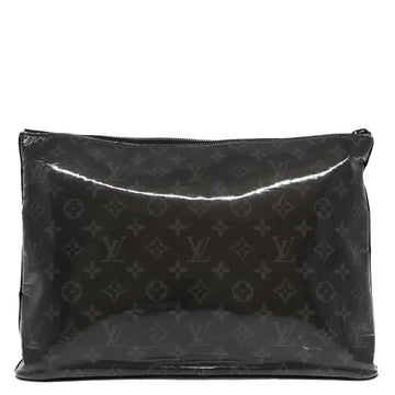 LOUIS VUITTON Eclipse Glaze Pochette Cosmos Clutch Bag M63373 LV Auth 94116 - 0