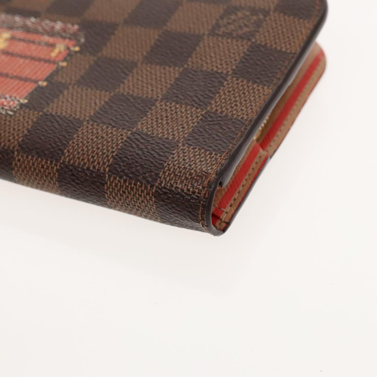 LOUIS VUITTON Damier Ebene Portefeuille Insolite Long Wallet N63180 Auth 94122