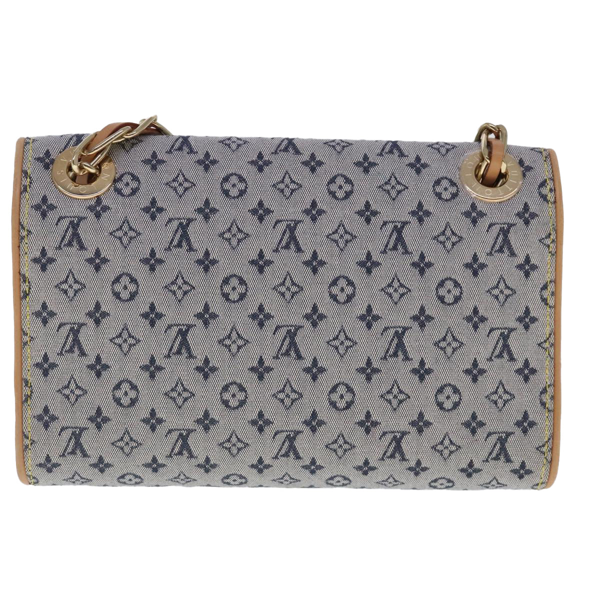 LOUIS VUITTON Monogram Mini Camille Chain Shoulder Bag Blue M92002 Auth 94127A - 0