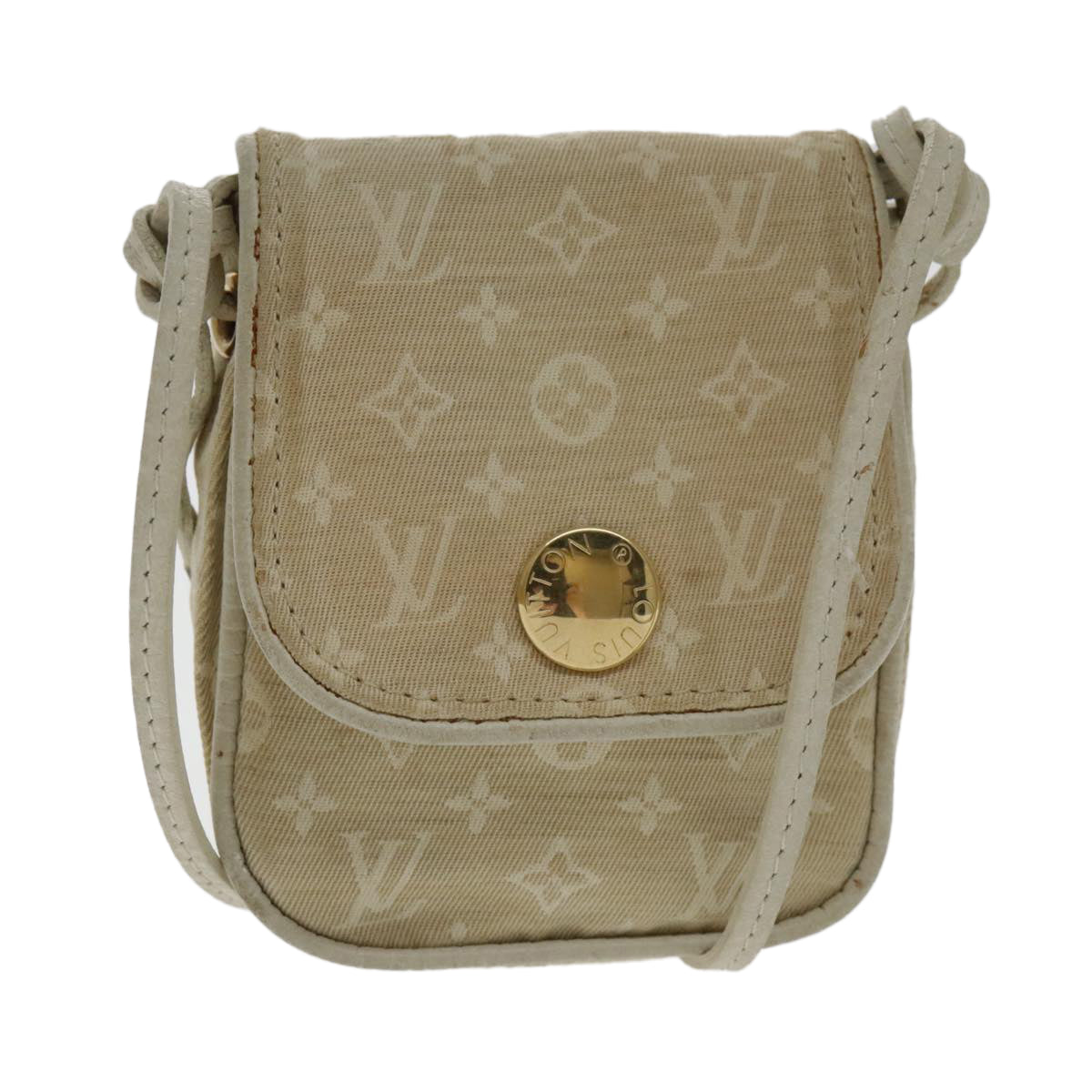 LOUIS VUITTON Monogram Mini Pochette Cancoon Bag Dunne M95312 LV Auth 94163