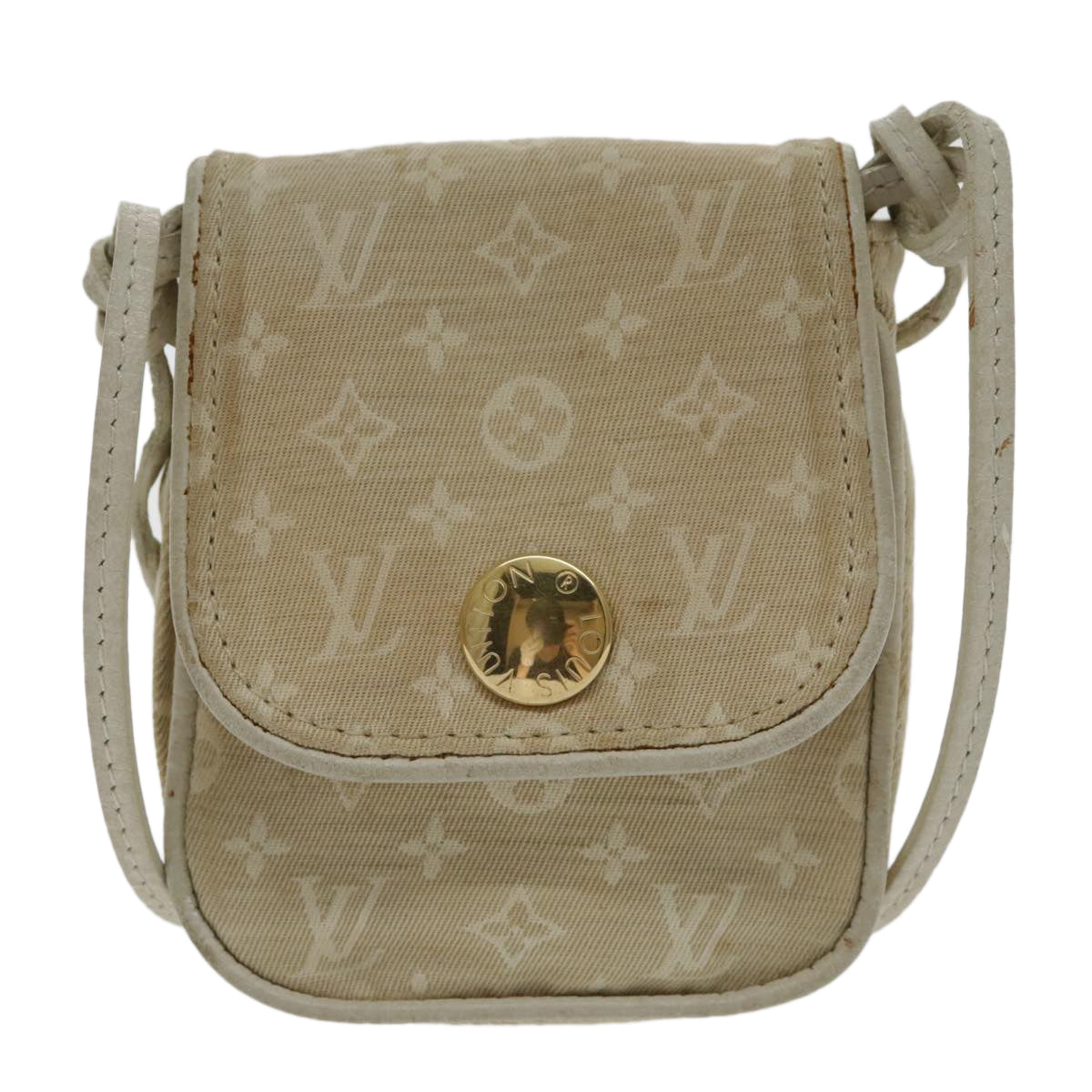 LOUIS VUITTON Monogram Mini Pochette Cancoon Bag Dunne M95312 LV Auth 94163