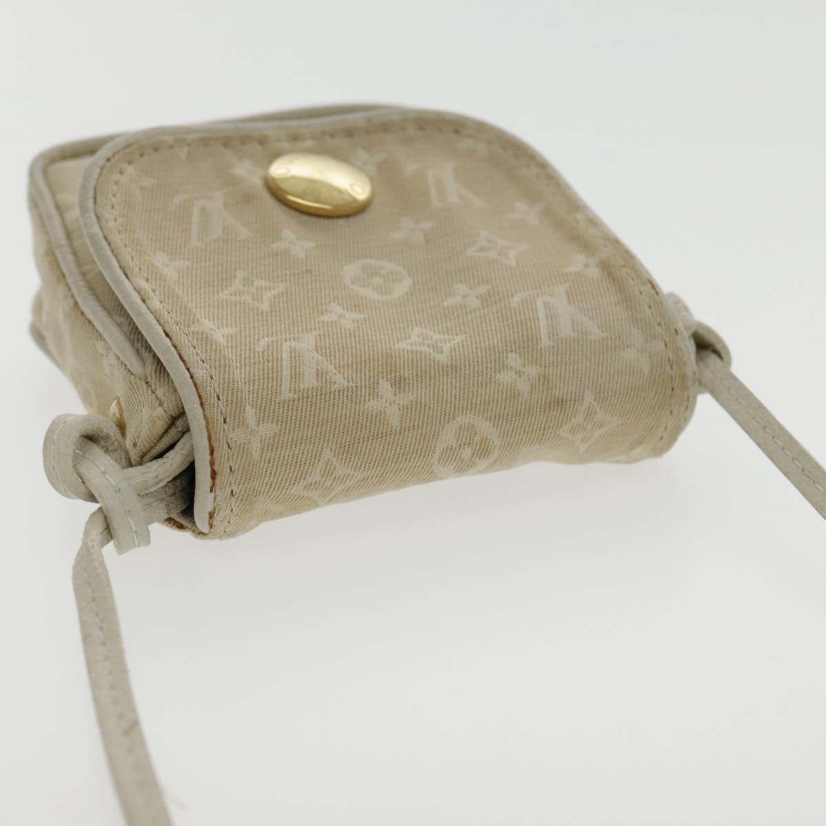 LOUIS VUITTON Monogram Mini Pochette Cancoon Bag Dunne M95312 LV Auth 94163