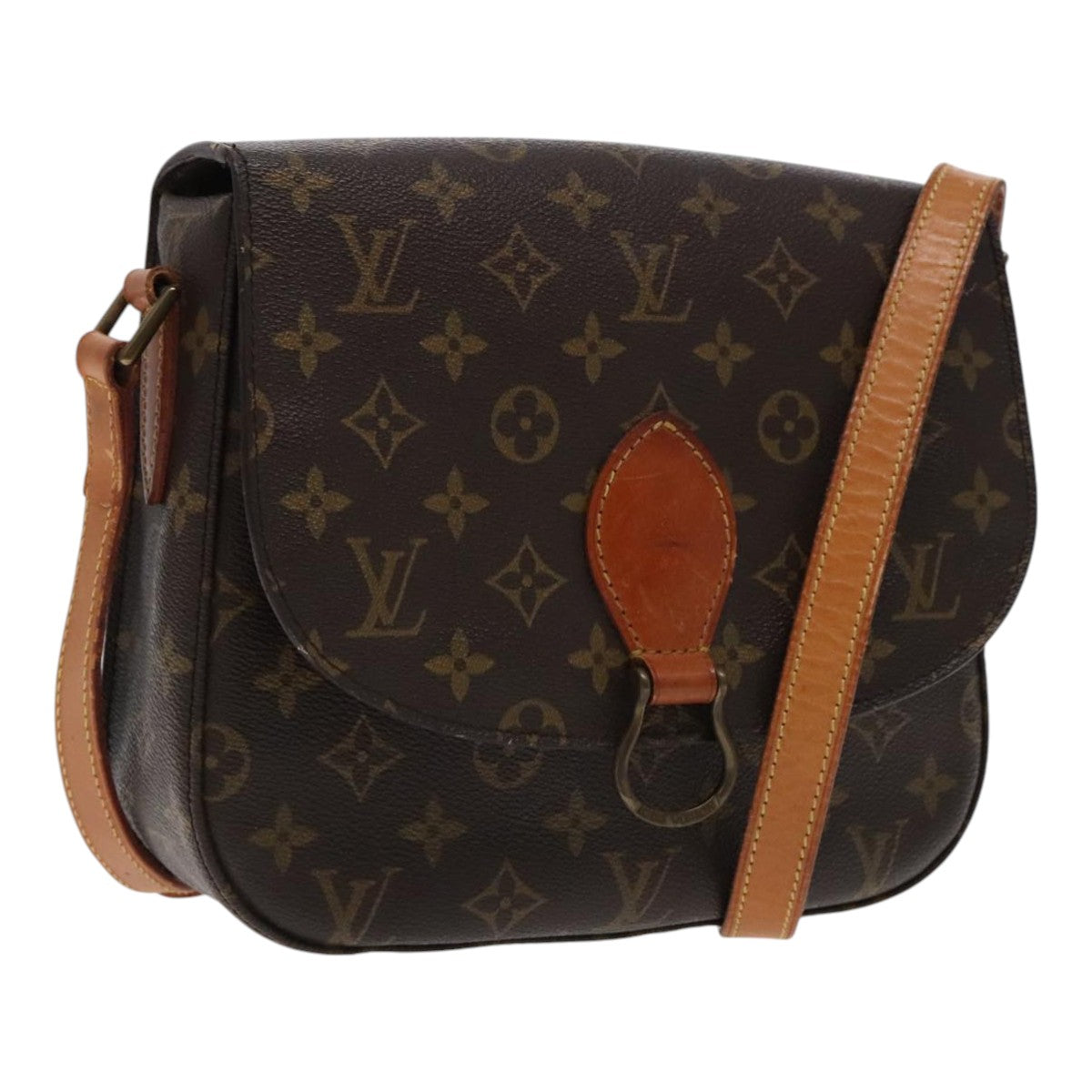 LOUIS VUITTON Monogram Saint Cloud GM Shoulder Bag M51242 LV Auth 94173