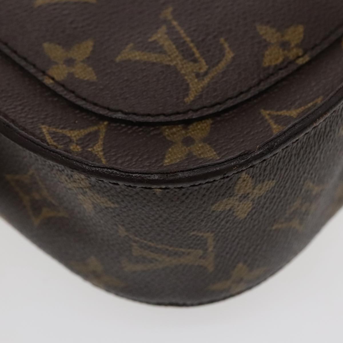 LOUIS VUITTON Monogram Saint Cloud GM Shoulder Bag M51242 LV Auth 94173