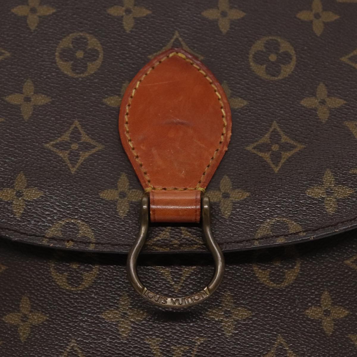 LOUIS VUITTON Monogram Saint Cloud GM Shoulder Bag M51242 LV Auth 94173