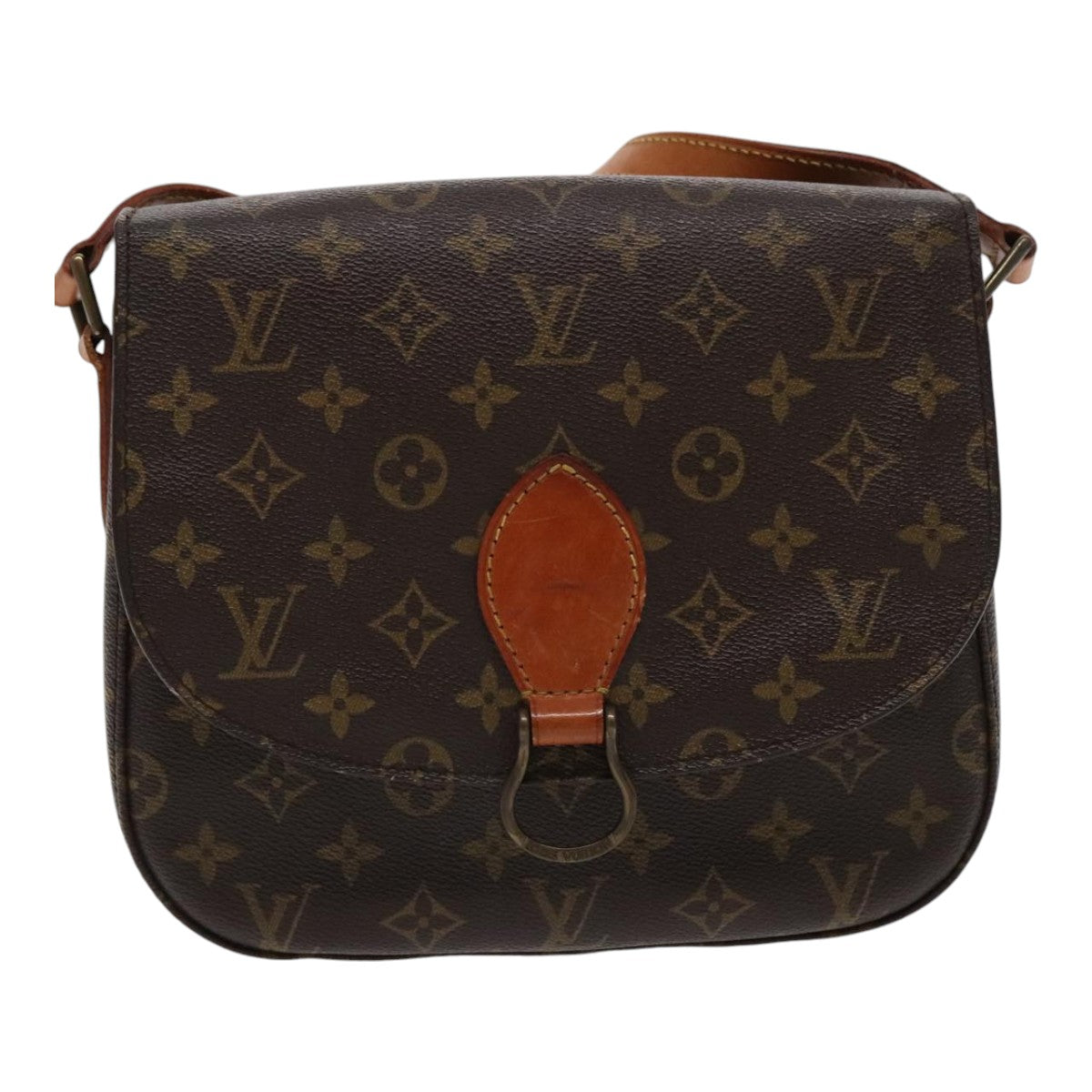 LOUIS VUITTON Monogram Saint Cloud GM Shoulder Bag M51242 LV Auth 94173