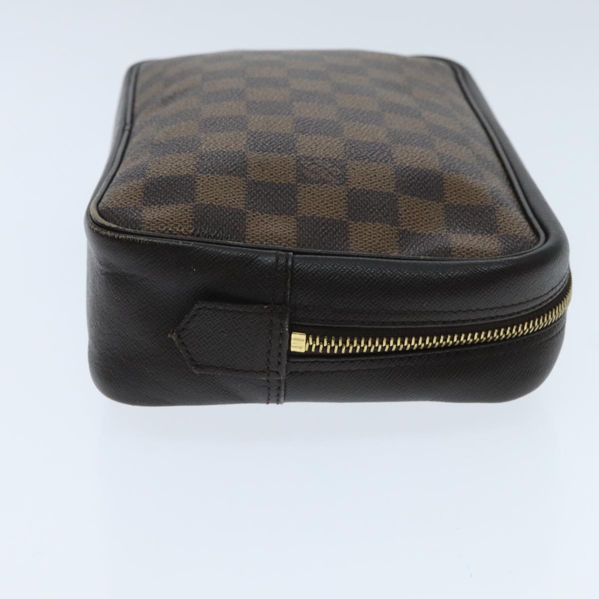 LOUIS VUITTON Damier Ebene Trousse Toilette 25 Clutch Bag N47624 LV Auth 94181