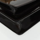 LOUIS VUITTON Monogram Vernis Monceau BB Bag 2way Amarante M91580 LV Auth 94183-8