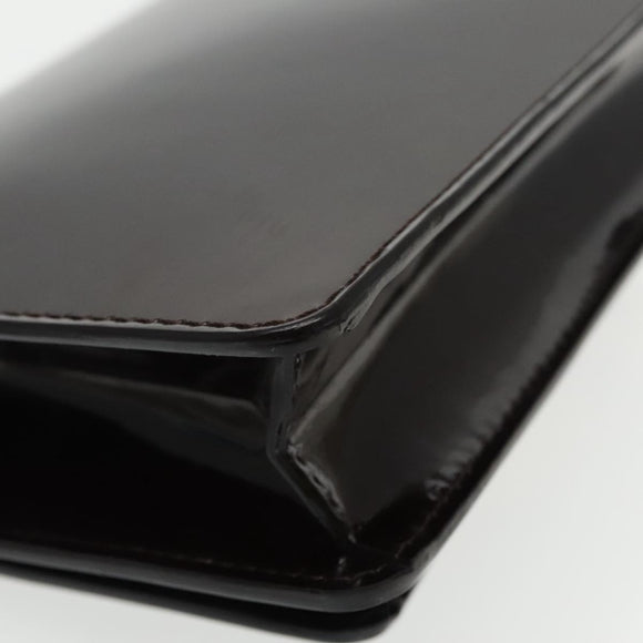 LOUIS VUITTON Monogram Vernis Monceau BB Bag 2way Amarante M91580 LV Auth 94183