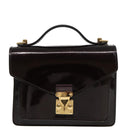 LOUIS VUITTON Monogram Vernis Monceau BB Bag 2way Amarante M91580 LV Auth 94183-13