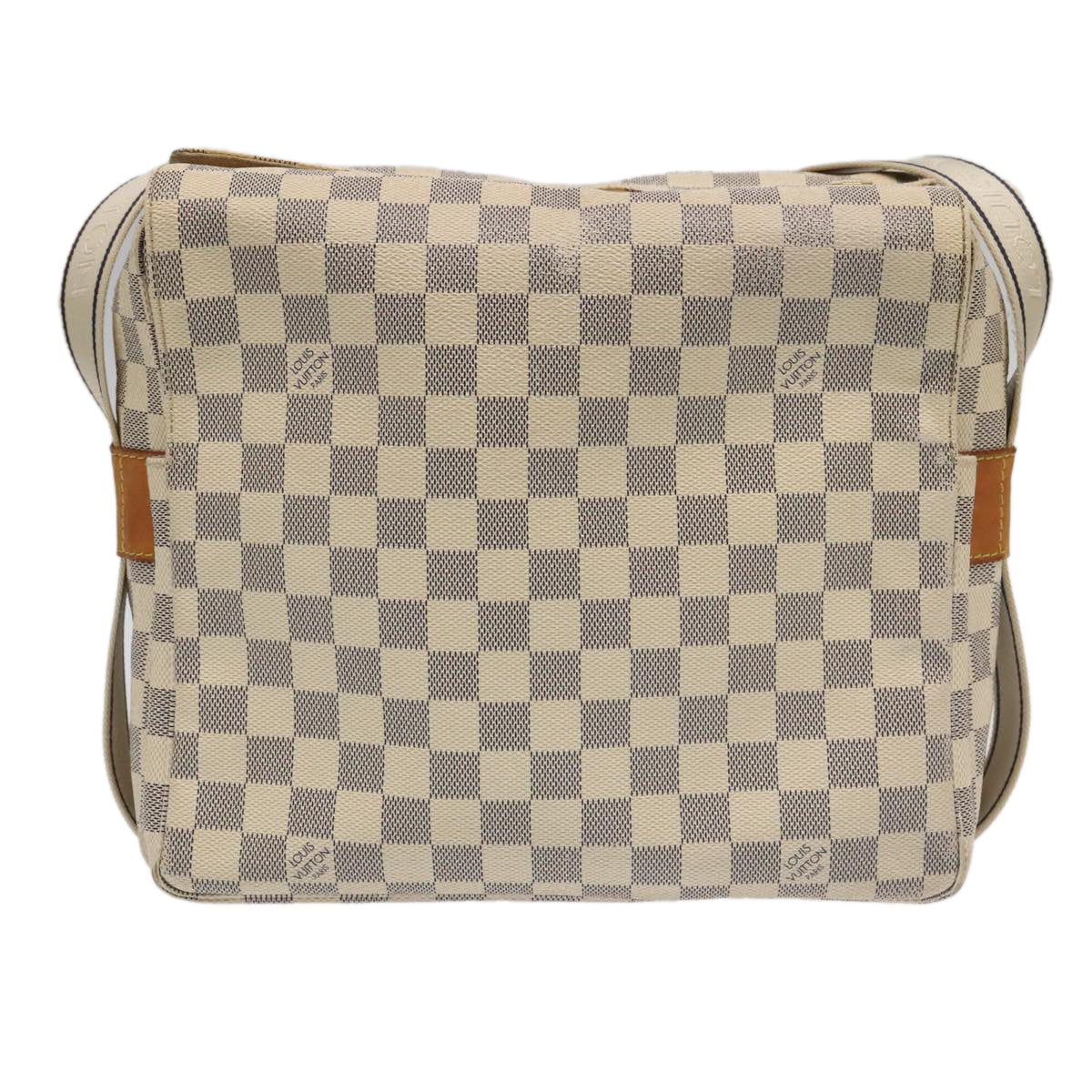 LOUIS VUITTON Damier Azur Naviglio Shoulder Bag N51189 LV Auth 94202