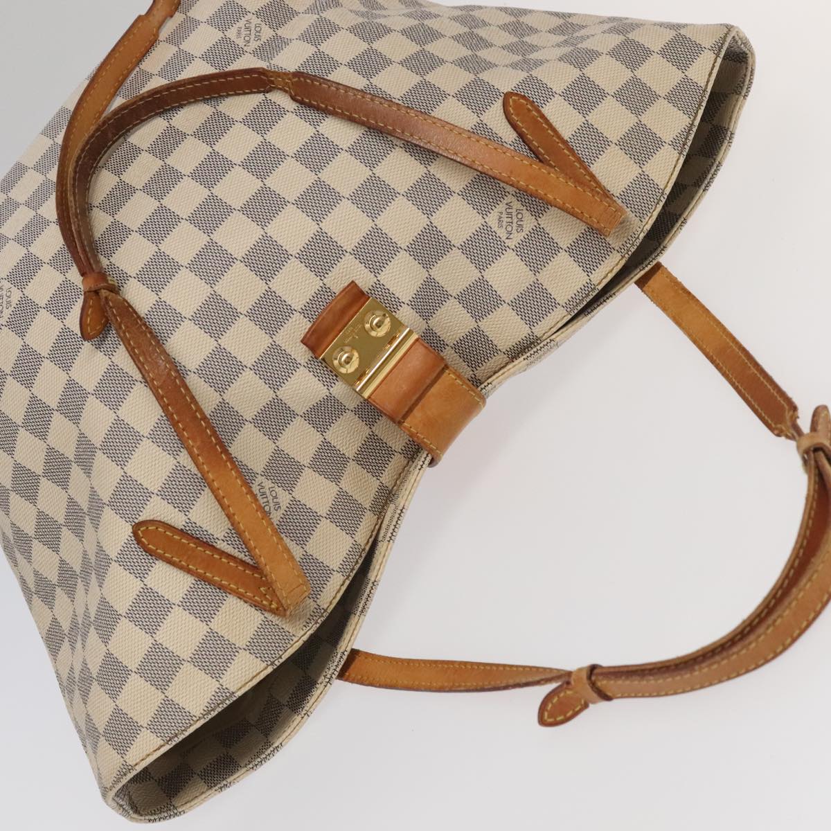 LOUIS VUITTON Damier Azur Salina PM Shoulder Bag N41208 LV Auth 94206