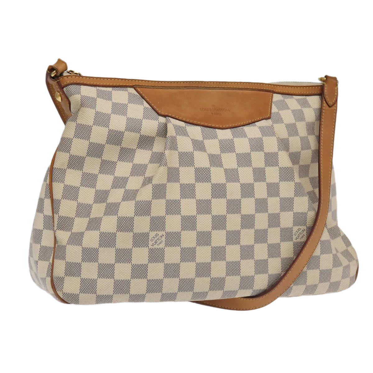 LOUIS VUITTON Damier Azur Siracusa MM Shoulder Bag N41112 LV Auth 94208