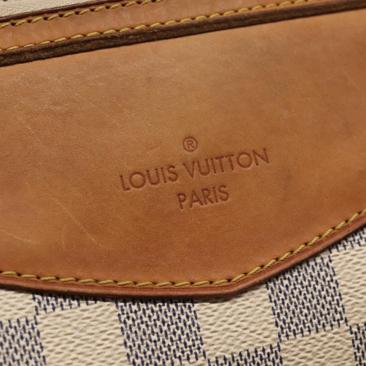 LOUIS VUITTON Damier Azur Siracusa MM Shoulder Bag N41112 LV Auth 94208