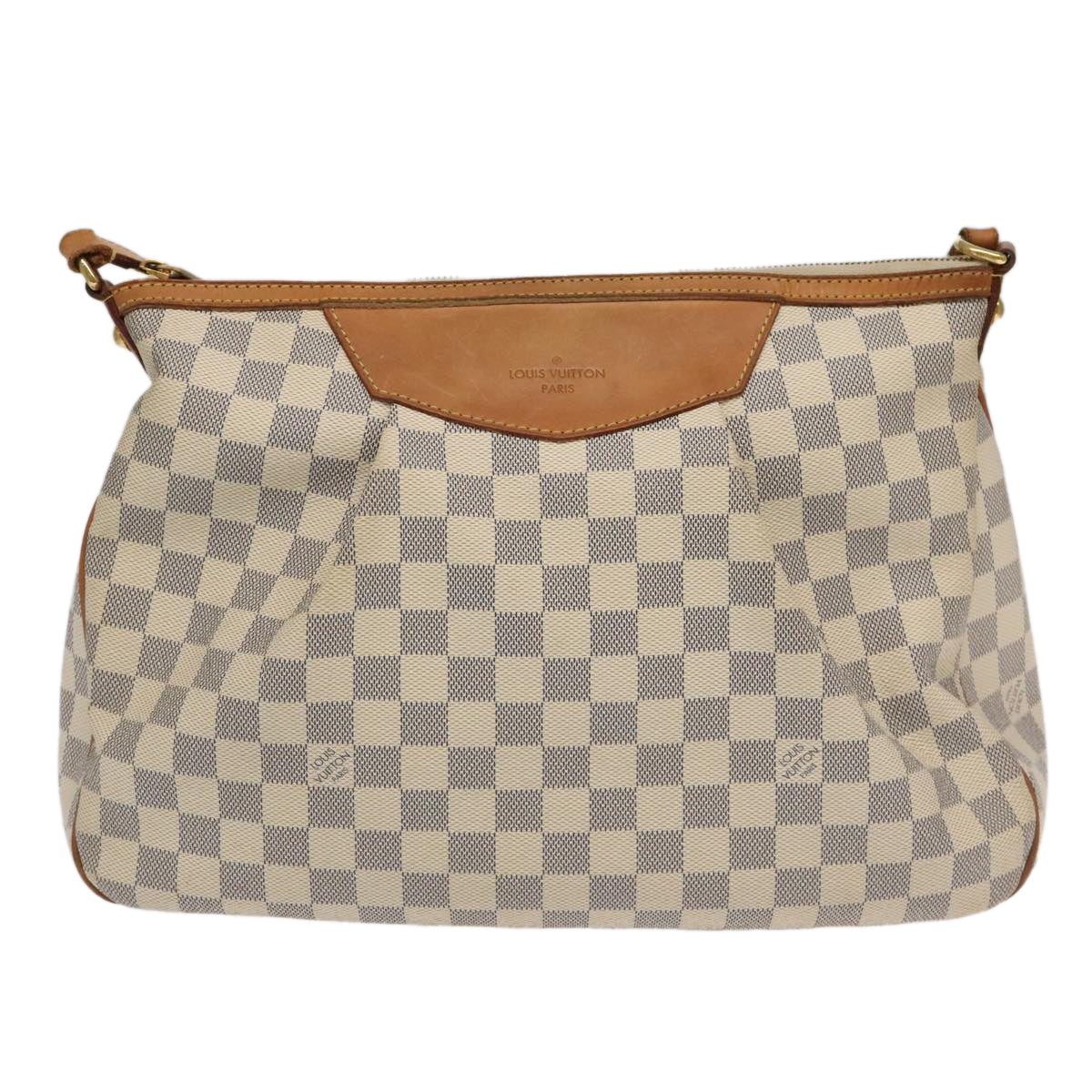 LOUIS VUITTON Damier Azur Siracusa MM Shoulder Bag N41112 LV Auth 94208