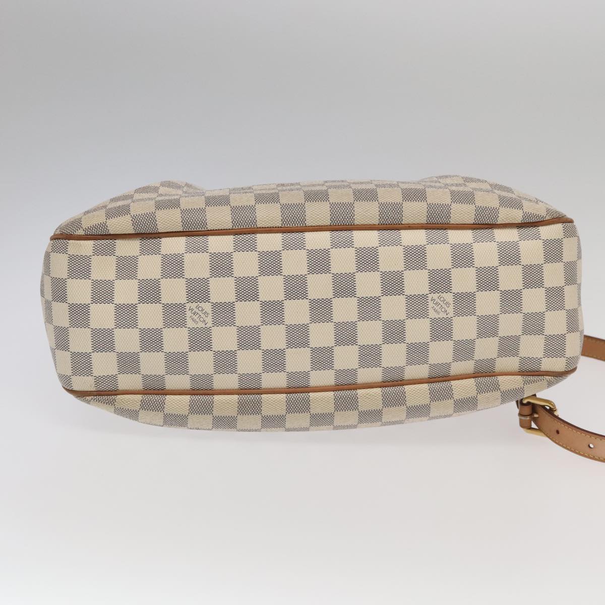 LOUIS VUITTON Damier Azur Siracusa MM Shoulder Bag N41112 LV Auth 94208