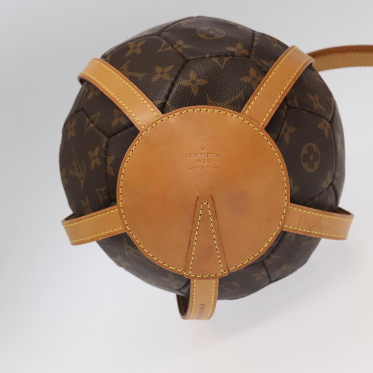 LOUIS VUITTON Monogram Soccer Ball France World Cup Memorial M99054 Auth 94228S