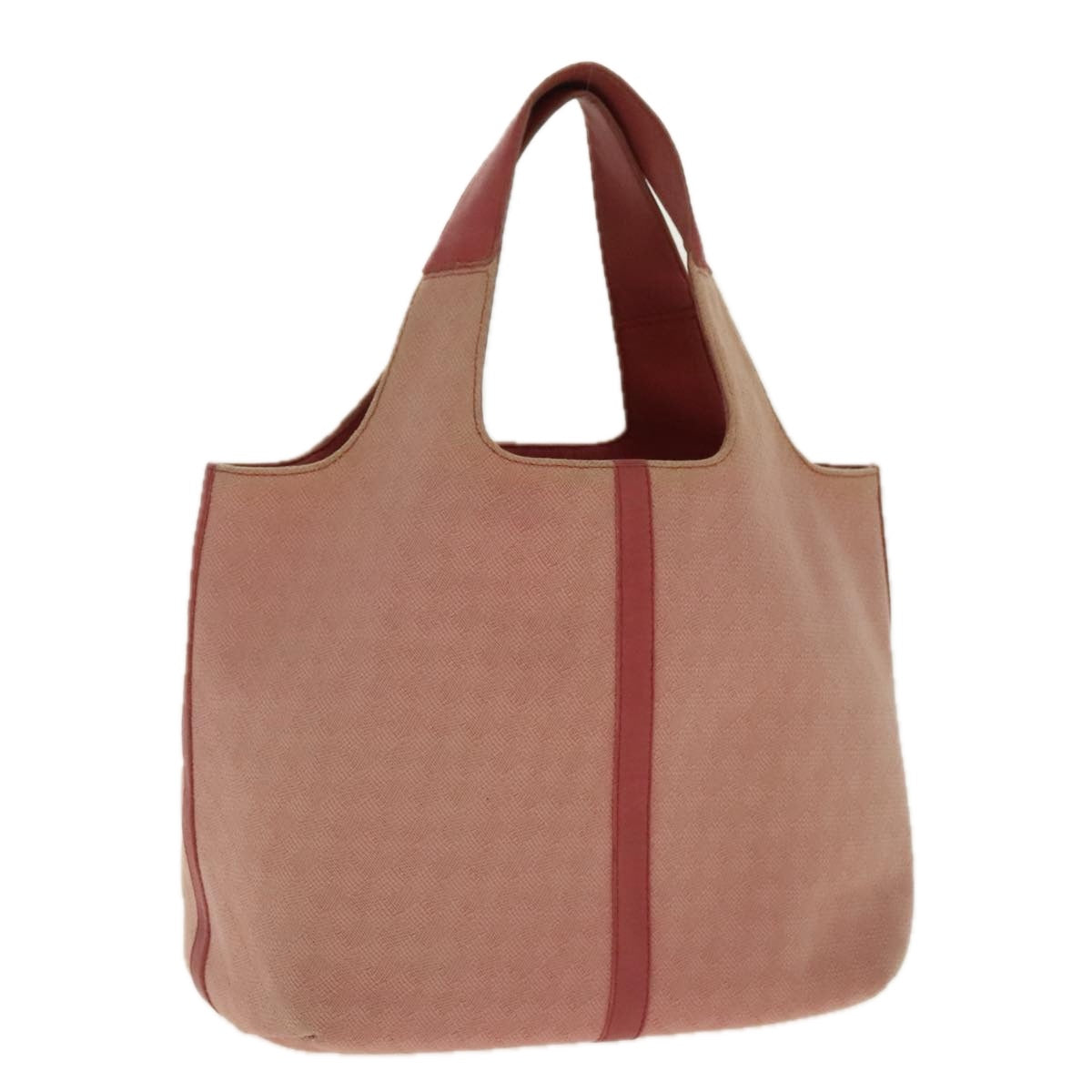 BOTTEGA VENETA Hand Bag Canvas Pink Auth 94232