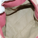 BOTTEGA VENETA Hand Bag Canvas Pink Auth 94232-11