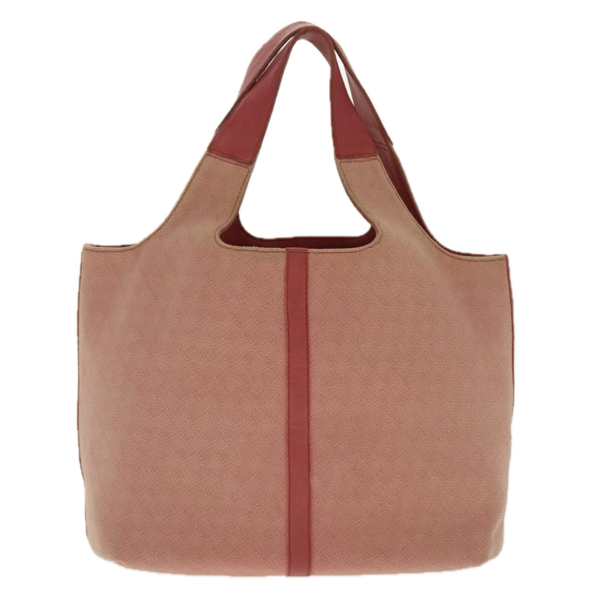 BOTTEGA VENETA Hand Bag Canvas Pink Auth 94232 - 0